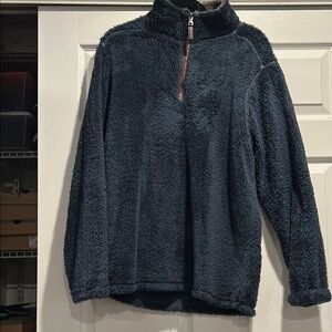 Cozy Navy Fleece Pullover